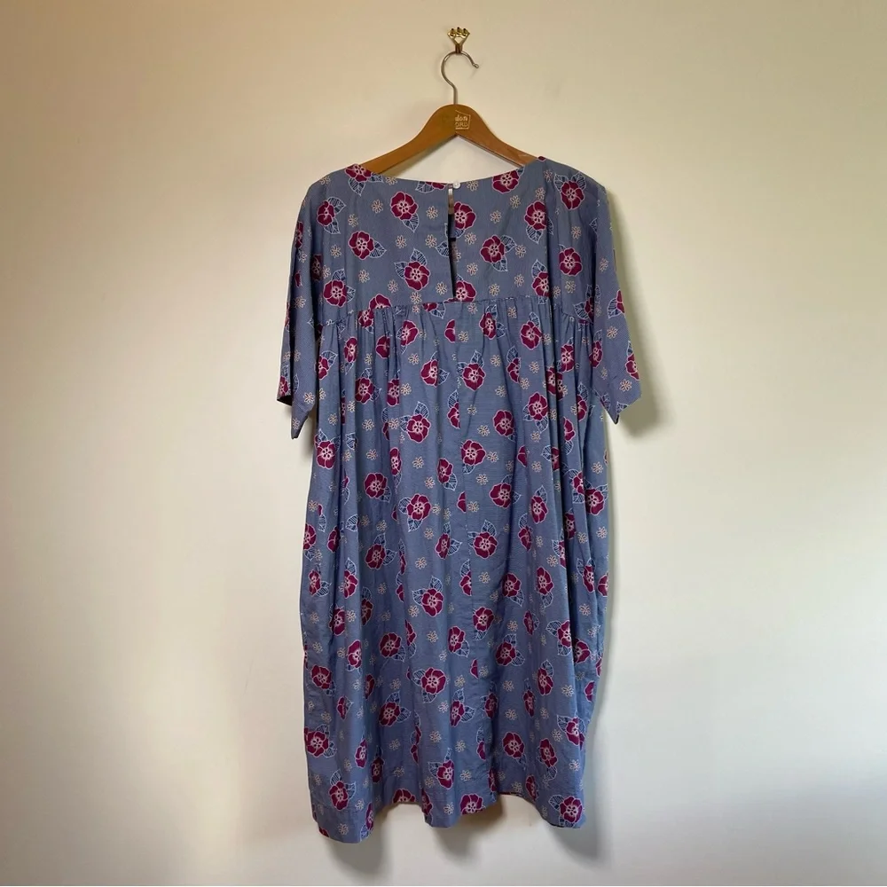 Carleen by Anthropologie Floral Tunic Dress XL Mumu